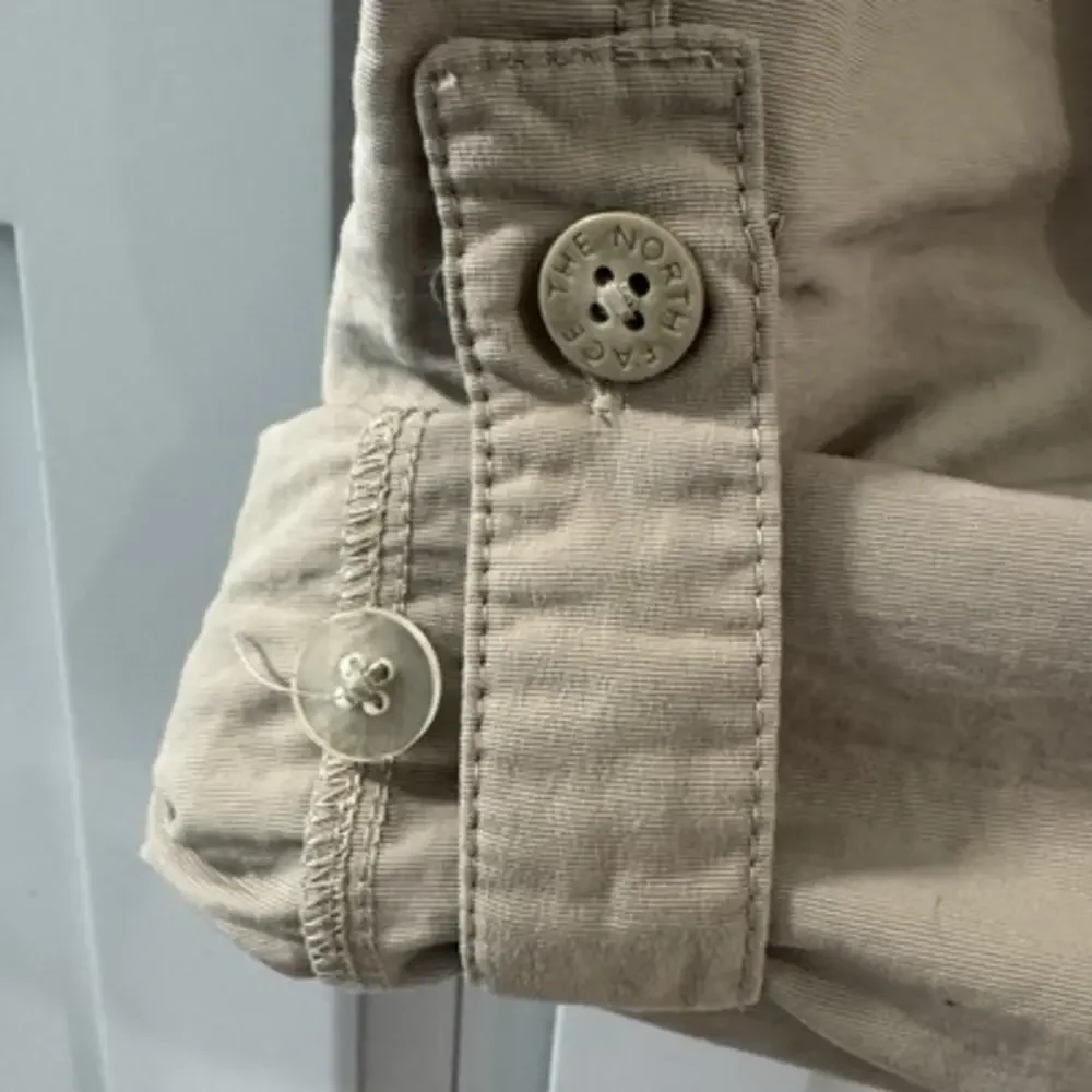 The North Face Roll Up Nylon Pants Beige Hiking Mens Sz 36 Outdoor‎ Gorpcore